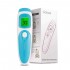 Liaboe Digital Infrared Thermometer Ear and Forehead 1 Second Accurate Reading Records Memory with Audible Alarm for Baby