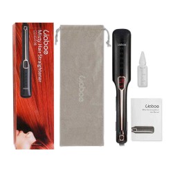 Liaboe Infrared Spray Steam Hair Straightener LCD Display Negative Ion Ceramic Heating Styling Comb