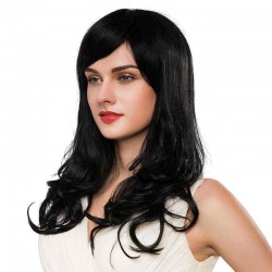 Long Curly Human Hair Wig Capless Virgin Remy Mono Top Blonde Auburn Brown