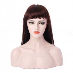 Long Straight Wig Accessory For Cosplay Anime Kakegurui Gamble Janami Yumeko