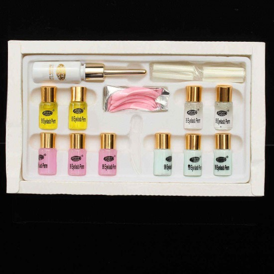 Longer Eyelashes Curling Curler Perming Wave Rod Glue Long Eyelash Lash Perm Kit Sets Eye Makeup Longer Eyelashes Curling Curler Perming Wave Rod Glue Long Eyelash Lash Perm Kit Sets Eye Makeup