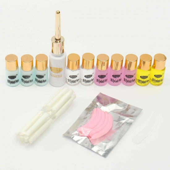 Longer Eyelashes Curling Curler Perming Wave Rod Glue Long Eyelash Lash Perm Kit Sets Eye Makeup Longer Eyelashes Curling Curler Perming Wave Rod Glue Long Eyelash Lash Perm Kit Sets Eye Makeup