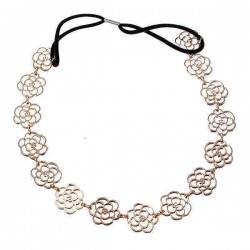 Lovely Exquisite Hollow Out Rose Flower Hair Band Headbrand Headhoop