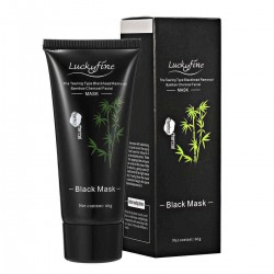 Lucky Fine Blackhead Remove Peel Mask Deep Cleaning Purifying Tearing Nose Black Mask