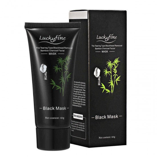Lucky Fine Blackhead Remove Peel Mask Deep Cleaning Purifying Tearing Nose Black Mask Lucky Fine Blackhead Remove Peel Mask Deep Cleaning Purifying Tearing Nose Black Mask