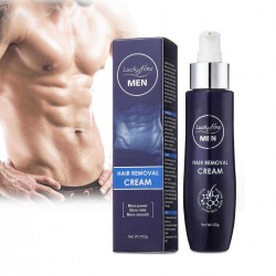 Luckyfine Mens Hair Removal Cream Extra Gentle Hair Growth Stopper for Sensitive Areas Powerful Formula