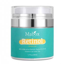 MABOX Moisturizer Cream For Face and Eye Area Anti Aging Wrinkles Hyaluronic Acid Vitamin 50ml