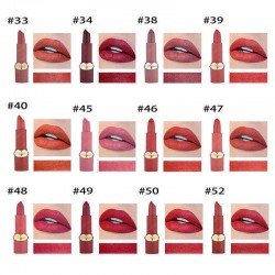 MISS ROSE 12 Color Matte Velvet Lip Stick Long-Lasting Lip Makeup
