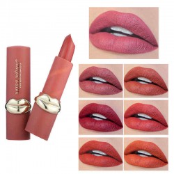 MISS ROSE 12 Color Matte Velvet Lip Stick Long-Lasting Lip Makeup