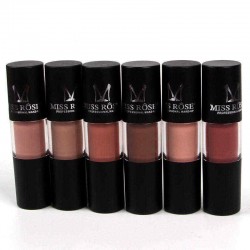 MISS ROSE Cylindrical Matte Velvet Kiss-Proof Lip Gloss Waterproof Long Lasting Professional Makeup