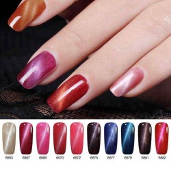 Magnetic Nail Gel Long-Lasting Nail Gel Polish Needed LED Lamp Nail Glue 24 Colors For Choice