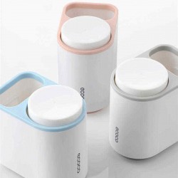 Magnetic Suction Mouthwash Cup Double Wash Cup Non-trace Wall Toothbrush Holder