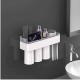 Magnetic Toothbrush Holder Bath Wall Mounted Toothpaste Caddy Stand Organizer Magnetic Toothbrush Holder Bath Wall Mounted Toothpaste Caddy Stand Organizer