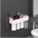Magnetic Toothbrush Holder Bath Wall Mounted Toothpaste Caddy Stand Organizer Magnetic Toothbrush Holder Bath Wall Mounted Toothpaste Caddy Stand Organizer
