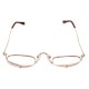 Magnifying Makeup Reading Glasses Eye Spectacles Flip Down Lens Folding Cosmetic Readers Magnifying Makeup Reading Glasses Eye Spectacles Flip Down Lens Folding Cosmetic Readers