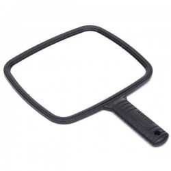 Makeup Mirror Black Square Handheld Toilet Table Cosmetic Looking-glass