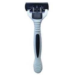 Man's Shaving Razor Manual Old-fashioned Shaver 6 Layers Razor 1 Razor Holder + 6 Blades