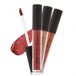 Matte Metallic Lip Gloss Makeup Waterproof Long Lasting Gold Shimmer Liquid Lipstick 8 Colors