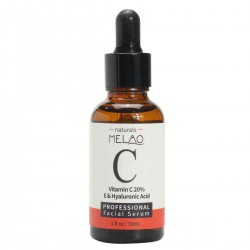 Melao 20% Vitamin C E Facial Serum Hyaluronic Acid Essence Skin Care Smooth Anti Aging Wrinkle