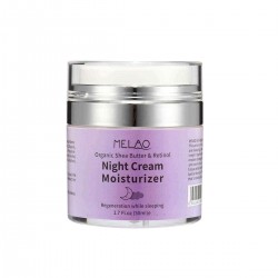 Melao Organic Shea Butter Retinol Night Cream Moisturizer Sleeping Facial Skincare 50ml