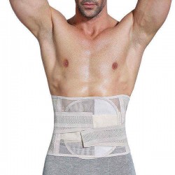Men Adjustable Abdomen Belt Body Shaper Support Waist Band Sports Corset Fitness Gym Exercise