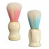 Men Plastic Handle Beard Cream Shaving Soap Foam Hair Brush Barber Shaving Brush