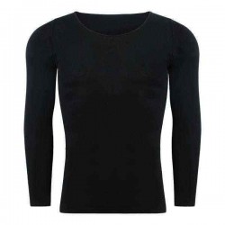 Men Slimming Body Shaper Long Sleeve Underwear Corset Shirt