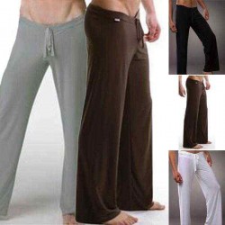 Men Yoga Sport Leisure Dancing Pant Male Casual Loose Full Length Jogger Trousers