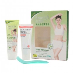 Men & Women Enusoft Depilatory Cream Plant Essence Powerful Hair Growth Inhibitor Kits Hair Removal