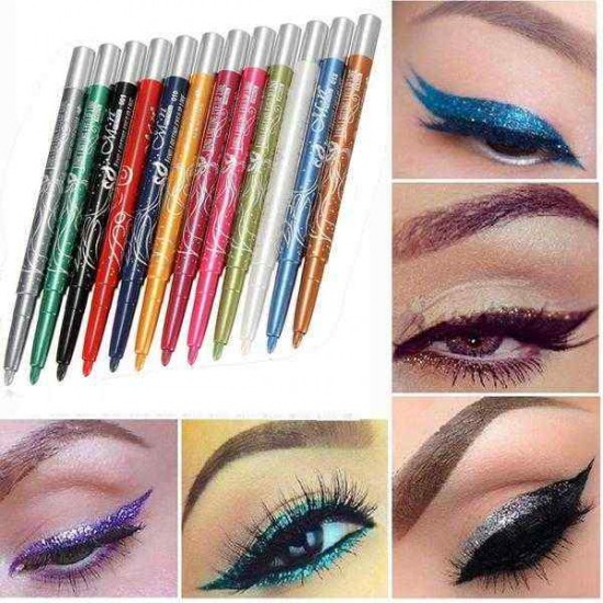Menow 12 Colors Long-lasting Eye Shadow Eyeliner Lip Liner Pen Makeup Beauty Tool Set Kit Menow 12 Colors Long-lasting Eye Shadow Eyeliner Lip Liner Pen Makeup Beauty Tool Set Kit