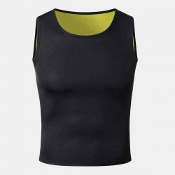 Men's Neoprene Body Shaper Slimming Sweat Trainer Yoga Gym Cincher Vest