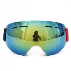 Mens Womens Ski Snow Goggles Snowboarding Skating Double Lens Anti-Fog UV Protection