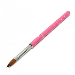 Metal Handle Nail Art Acrylic Brush Manicure Tool Salon Draw Painting Pen UV Gel