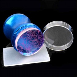 Metal Silicone Nail Stamping Template Printer Set Scraper Image Plate Transfer Tools DIY Design