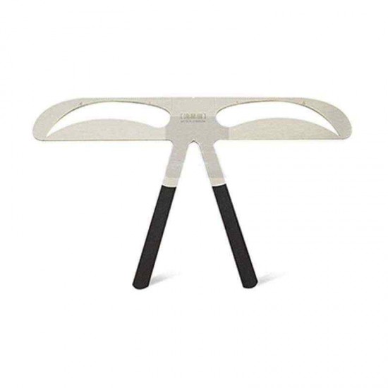 Metal Tattoo Eyebrow Shaping Stencil Ruler Caliper Measure Tool Microblading Brow Template Metal Tattoo Eyebrow Shaping Stencil Ruler Caliper Measure Tool Microblading Brow Template