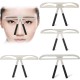 Metal Tattoo Eyebrow Shaping Stencil Ruler Caliper Measure Tool Microblading Brow Template Metal Tattoo Eyebrow Shaping Stencil Ruler Caliper Measure Tool Microblading Brow Template