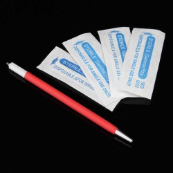 Micro blading Permanent 3D Makeup Eyebrow Tattoo Needle Pen +4X Needles Blade Kit