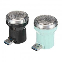 Mini Portable Electric Shaver Razor Beard Trimmer Interface for Men Women USB Connector Phone Use