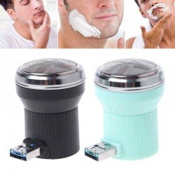 Mini Portable Electric Shaver Razor Beard Trimmer Interface for Men Women USB Connector Phone Use