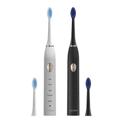 Minleaf ML-301 Ultrasonic Electric Toothbrush 5 Mode with Timer Inductive Charging with 4 Replacement Brush Heads