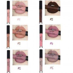Missyoung Matte Lip Gloss Lips Lipstick Long Lasting Liquid Cosmetics Exaggerated Makeup