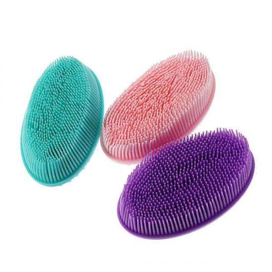 Multi-Use Soft Silicone Massage Cleaning Brush Baby Shower Bath Shampoo Relaxation Scalp Comb