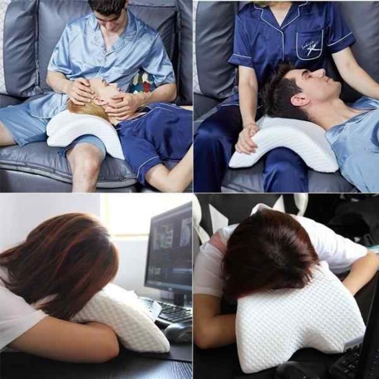 Multi-functional Memory Foam Cotton Pillow Firm Head Back Orthopaedic Sleeping Neck Support Couple Pillow Multi-functional Memory Foam Cotton Pillow Firm Head Back Orthopaedic Sleeping Neck Support Couple Pillow