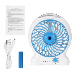 Multifunction Mini Fan Portable Humidifier USB Atomizing Cooler Fan Mist Fan