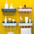 Multifunctional Free-Perforated Wall Hanging Large Space Storage Baskets with Removable Hook
