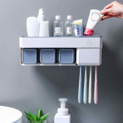 Multifunctional Wall-mounted Toothbrush Holder UV Smart Toothbrush Sterilizer