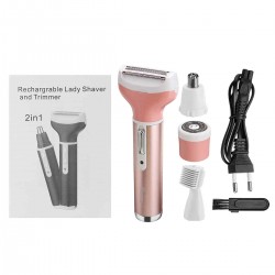 Multiused Hair Removal For Men&Women 4-in-1 Trimmer Cordless Nose Skin Hair Remover