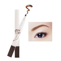 Music Flower Eyebrow Tattoo Pen Brow Ink Pencil Defined Makeup Powder Waterproof