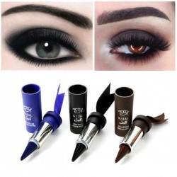 MusicFlower Eyeliner Stick Black Gel Pencil Blue Waterproof Natural Smoky Smooth Eyes Makeup