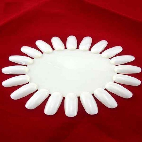Nail Art False Fake Tips Display Practice Tool Wheel